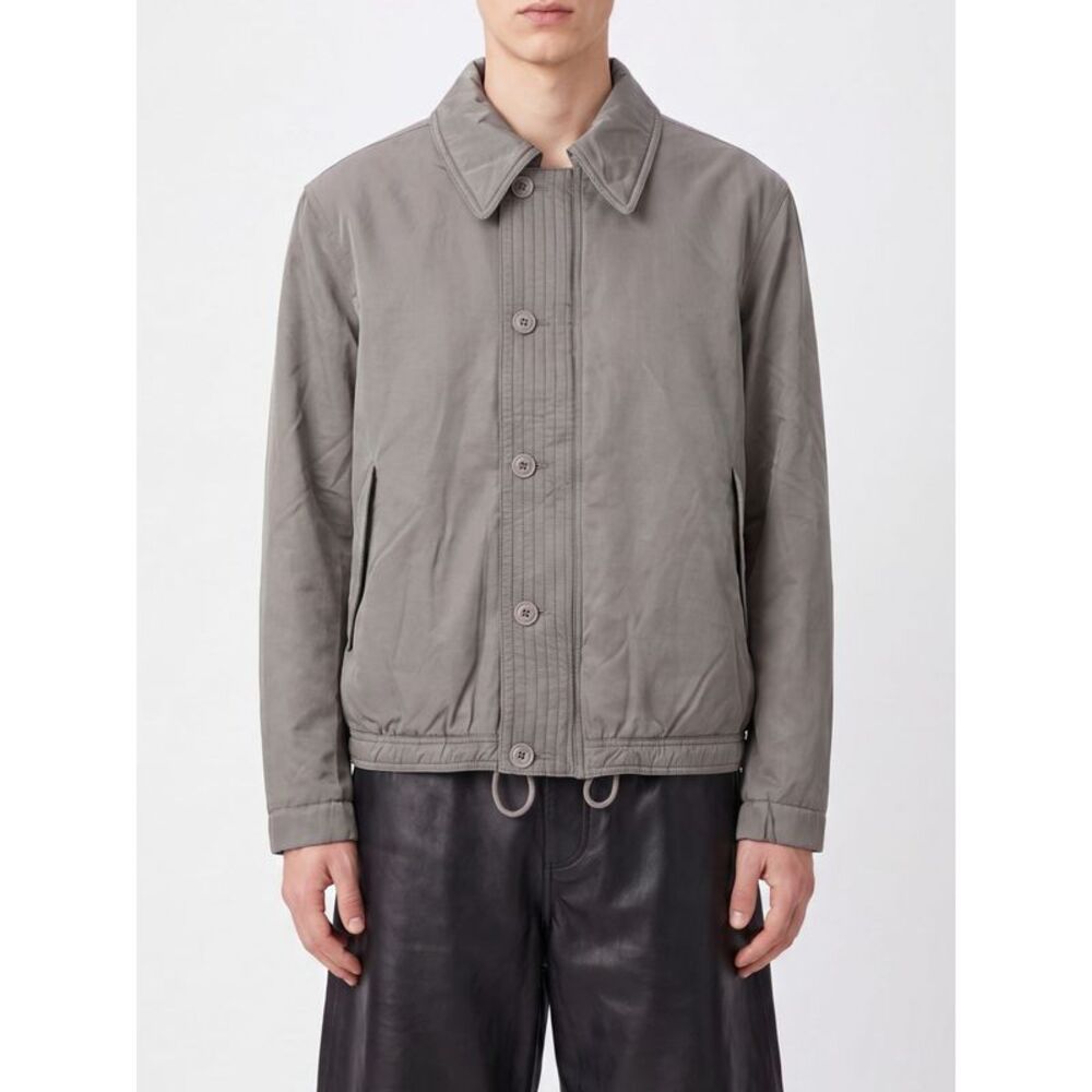 Our Legacy Men Our Legacy Cotton-Nylon Blend Shirt Jacket With Drawstring Hem